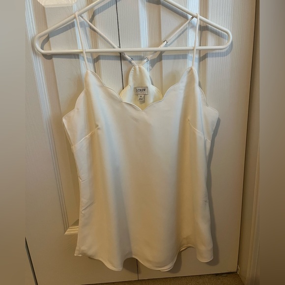 NWT J. Crew Scalloped Tank - Picture 1 of 3